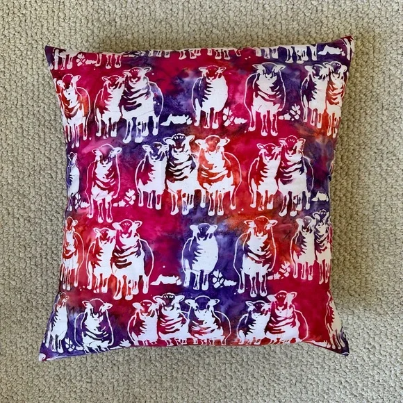 Handmade Decorative Throw Pillow Cover Only, One of a Kind, OOAK - Picture 6 of 9